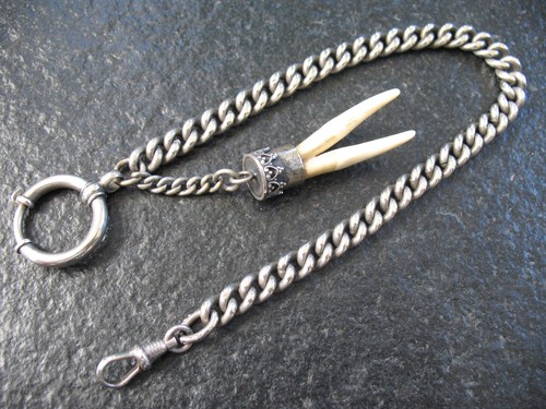 Taschenuhrkette silber 800 - silber,