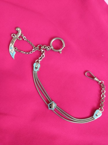 Antike taschen uhrkette um - ,