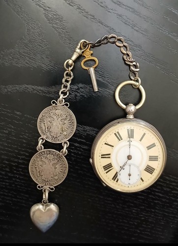 Antike taschenuhr mit - antike,