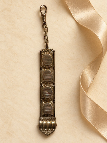 Biedermeier uhrenkette bronze - uhrenkette,