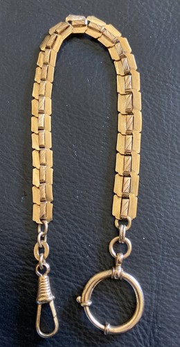 Antike goldfarbene uhrkette - goldfarbene,