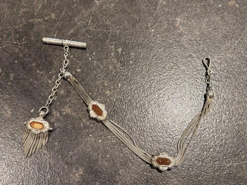 Silberne taschenuhr kette - taschenuhr, kette-