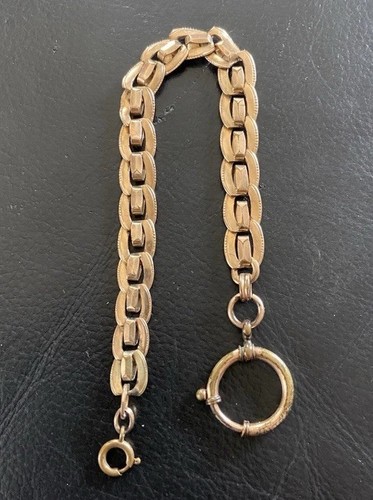 Antike goldfarbene uhrkette - antike,