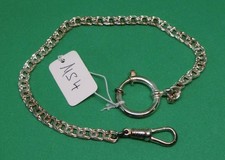 Silberne Taschenuhr-Kette