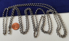 lange 835 Silber Uhrenkette