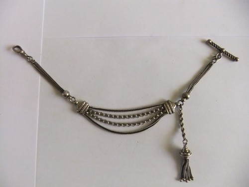 Taschenuhrkette silber - taschenuhrkette,