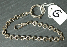 Alte silberne Taschenuhrkette