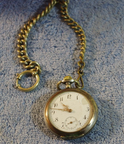 Antike herrentaschenuhr mit - antike,