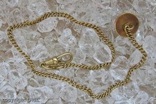 Taschenuhrenkette vergoldet