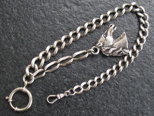 Taschenuhrkette silber - taschenuhrkette,