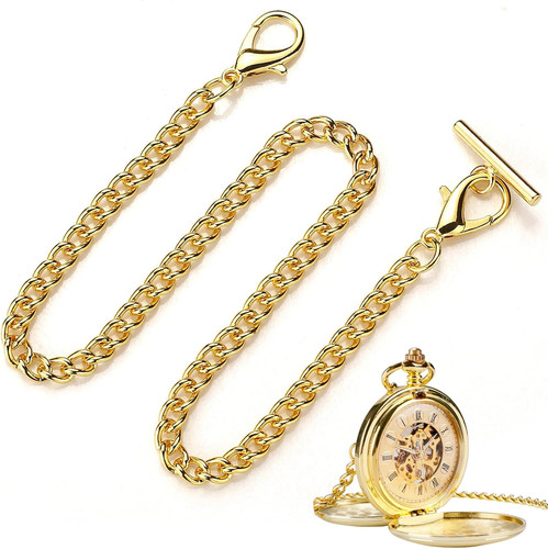 Goldene taschenuhrkette mit - taschenuhrkette,